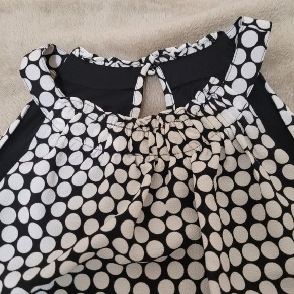 Adrianna Papell Moody Dot Maxi Halter Dress size 4 - Picture 9 of 15